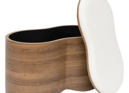 Baúl "Loe" en rizo color caramelo GM - 206261