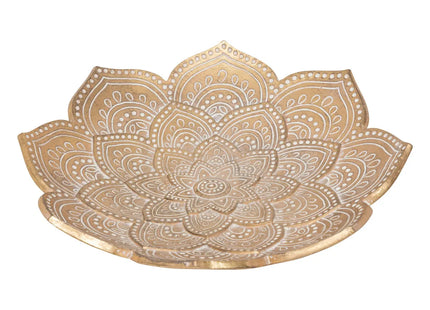 Cuenco "Oasis" resina dorada D29,5cm - 206264