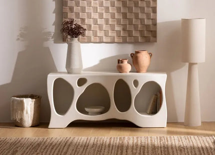 Decoración de pared "Damya" color beige 111x56cm - 206475