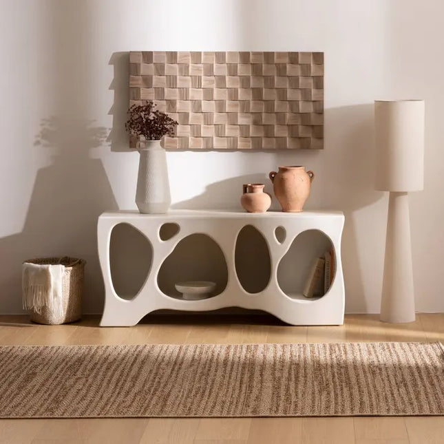 Decoración de pared "Damya" color beige 111x56cm - 206475