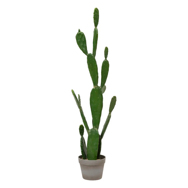 Cactus artificial en maceta verde "Yuca" A109cm - 206506