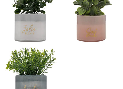 Planta artificial en maceta "Tayli" A18cm - 206529