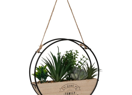 Planta colgante artificial "Krist" D20cm - 206553