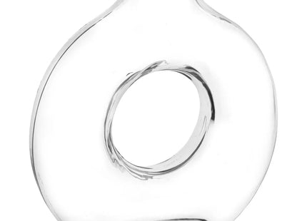 Jarrón "Círculo" transparente de A25,5cm - 206572