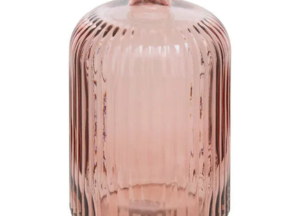 Jarrón "Luz" color rosa, 23 cm de altura- 206592C