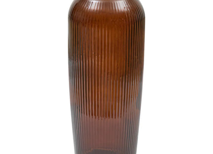 Jarrón "Luz" vidrio reciclado ámbar A72cm - 206593B