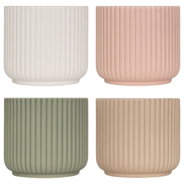 Jardinera de cerámica "Nuria" D13xA12cm - 206599