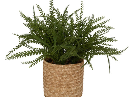 Helecho artificial en maceta verde "Clemy" A45cm - 206609