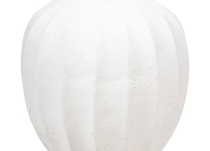 Jarrón de cerámica blanca "Amia" A28cm - 206632