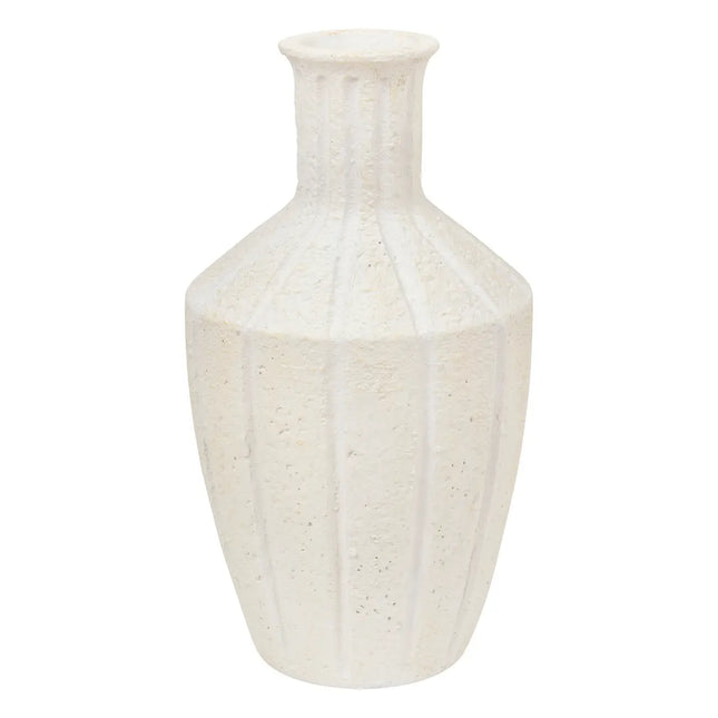 Jarrón antiguo de cerámica blanca "Nolwi" A48cm - 206639