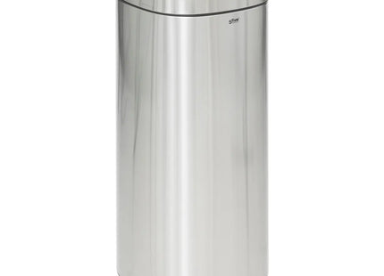 Basurero metálico 50L gris - 206705