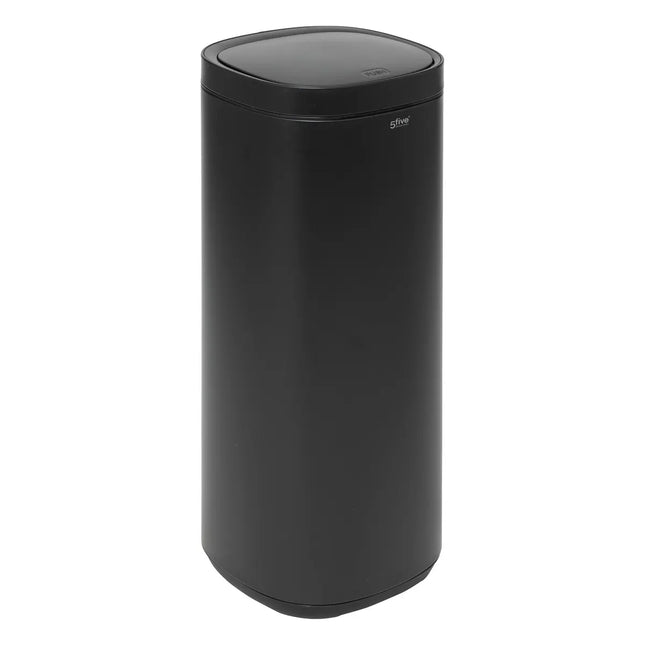 Basurero metálico 50L negro - 206705B