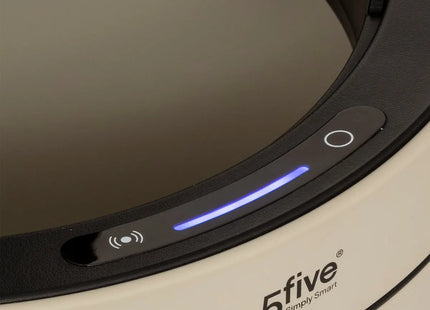 Basurero automático "Delta" de metal beige de 40L - 206763A