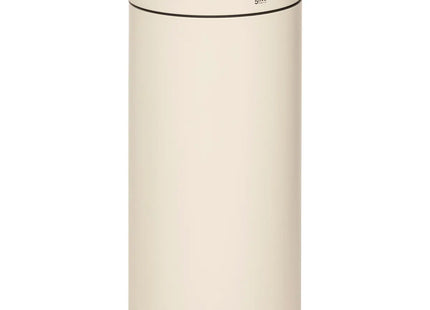 Basurero automático "Delta" de metal beige de 40L - 206763A