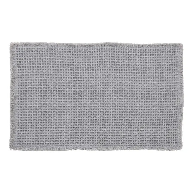 Alfombra de gofre de 80x50cm, color gris - 206936B