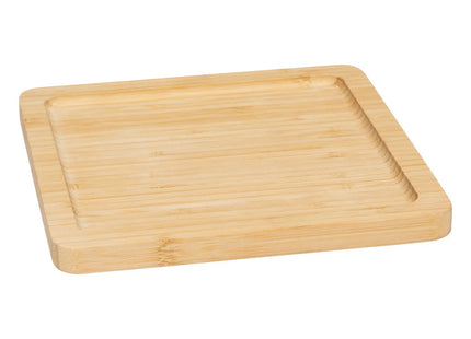 Bandeja de presentación de bambú "Rio" 20x20cm - 207112