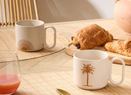 Juego de 2 tazas "Sunshine" 360ml - 207172