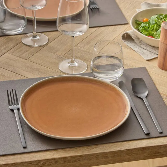 Plato "Wonja" ocre D27cm -  207231A