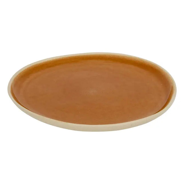 Plato "Wonja" ocre D27cm -  207231A