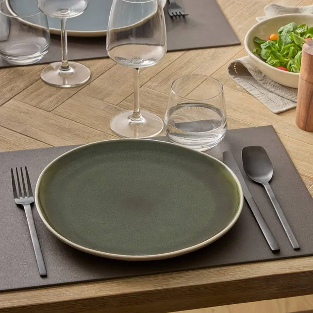 Plato "Wonja" verde D27cm -  207231B