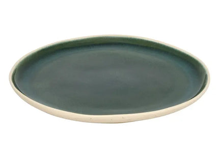 Plato "Wonja" verde D27cm -  207231B