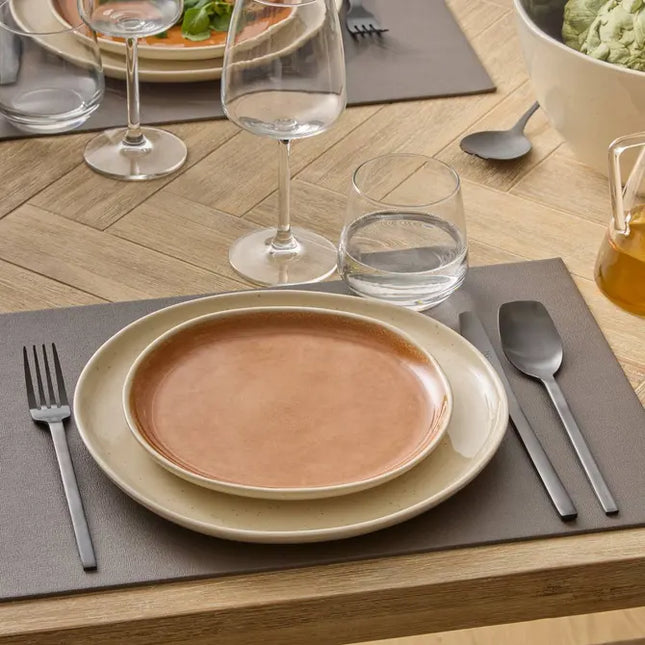 Plato "Wonja" ocre D21cm -  207232A