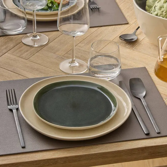 Plato "Wonja" verde D21cm -  207232B