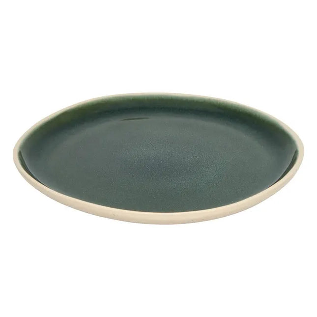 Plato "Wonja" verde D21cm -  207232B