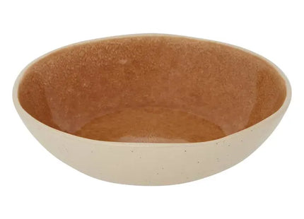 Plato "Wonja" hondo ocre D19cm -  207233A