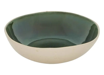 Plato "Wonja" hondo verde D19cm -  207233B