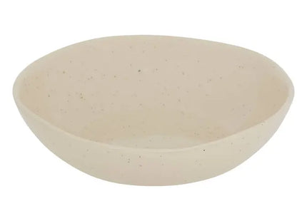 Plato hondo "Wonja" color crema, D19 cm -  207233C