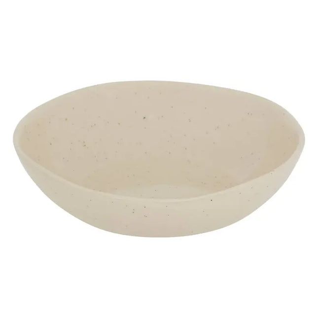 Plato hondo "Wonja" color crema, D19 cm -  207233C