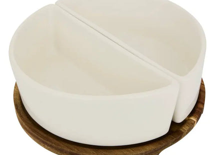 Juego de aperitivos Elegance de 3 piezas en color blanco (20 cm de diámetro x 7 cm de profundidad) - 207289