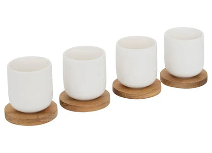 Set de 4 tazas "Elegance" 100ml  - 207292