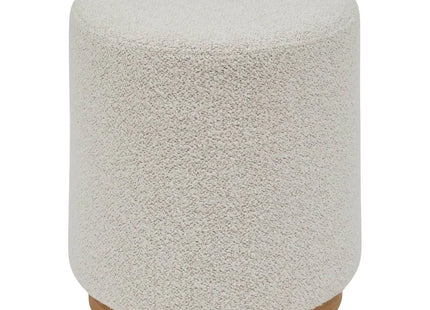 Puf blanco "Nesky" A45cm - 207383