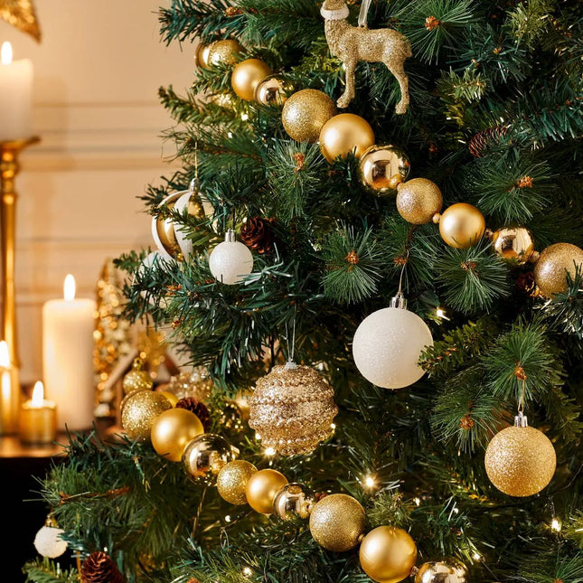 Guirnalda de bolas doradas de 2 m - 207430