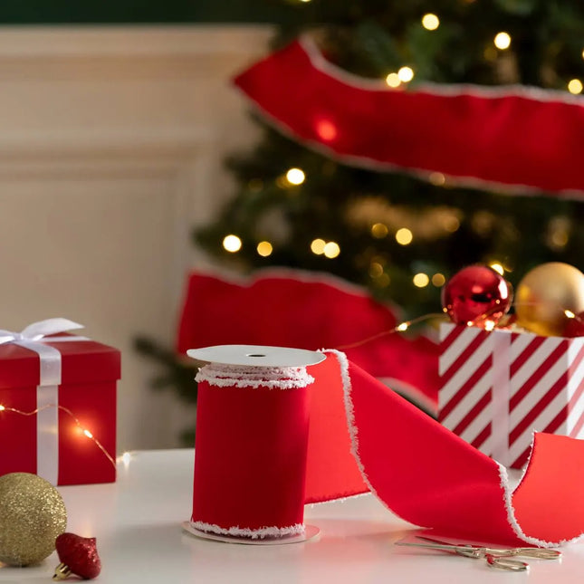 CINTA DE TERCIOPELO GD RG/BL 12CMX5M - 207437