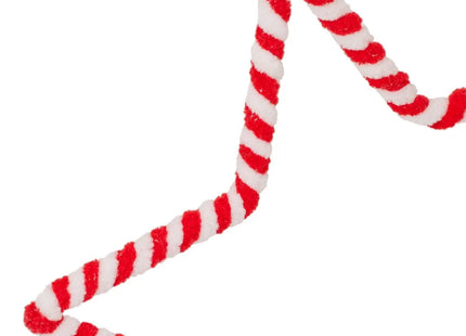 Estrella rayas Rojo/Blanco A19cm - 207454