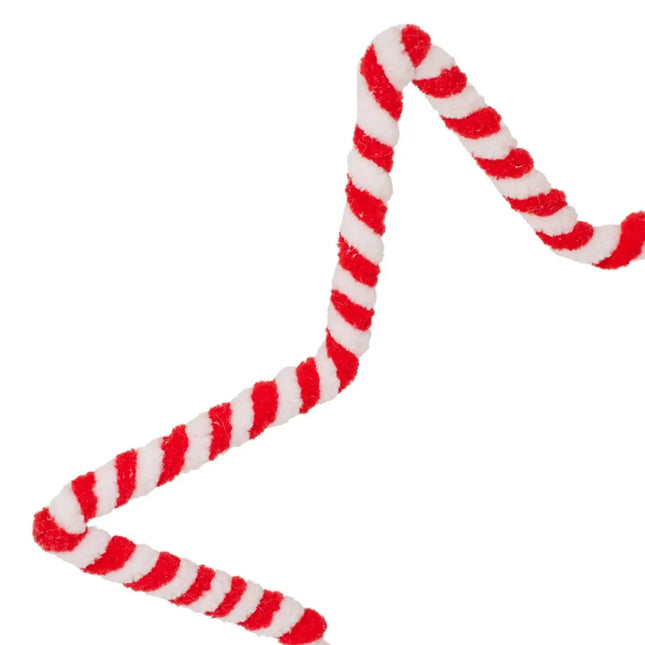 Estrella rayas Rojo/Blanco A19cm - 207454