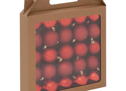 Bola navideña 6cm pack de 25 - rojo - 207463