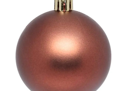 Bola navideña 6cm pack de 25 - de color bronce - 207469