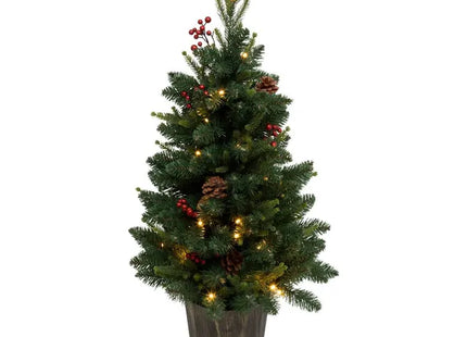 Árbol de Navidad artificial iluminado "Kappi", 90 cm de altura - 207541