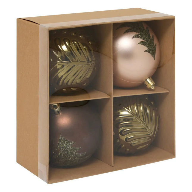 Bolas navideñas 8cm x4 - 207572