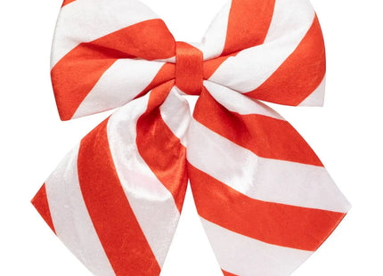 Lazo rayas rojo/blanco 24x20cm - 207608