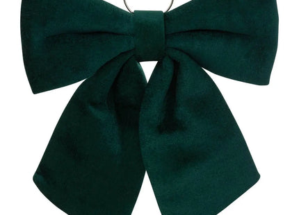 Lazo terciopelo XXL verde 70x67cm  -  207612