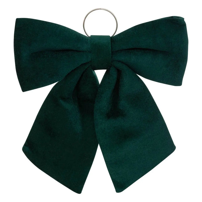 Lazo terciopelo XXL verde 70x67cm  -  207612