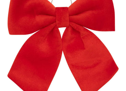 Lazo terciopelo rojo 40x35 - 207617