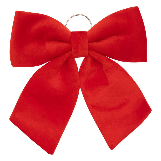 Lazo terciopelo rojo 40x35 - 207617
