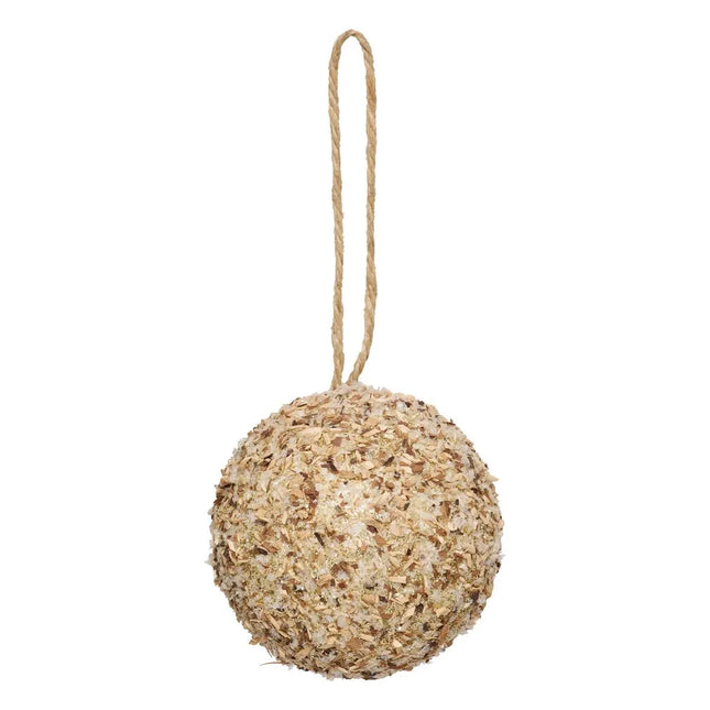 Bola navideña aserrín glitter D8cm - 207640