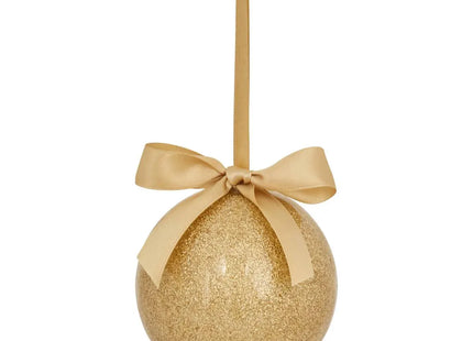 Bola navideña PAPEL DORADO LISO 9cm - 207682